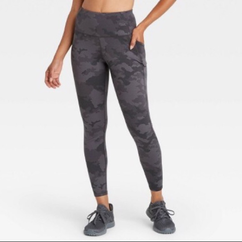 All in Motion Grey camo  High Waisted Leggings